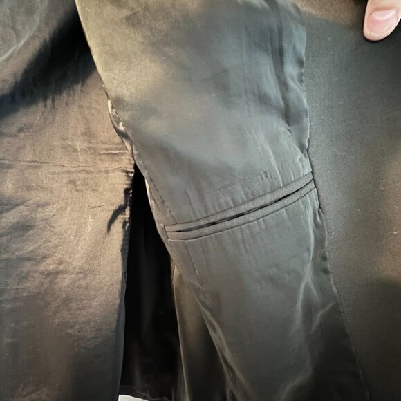 Alex Marie Black Two Button Blazer Suit Jacket Size 14 - Picture 6 of 7